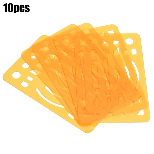 10Pcs 27 Holes Erasing Shield Multipurpose 2