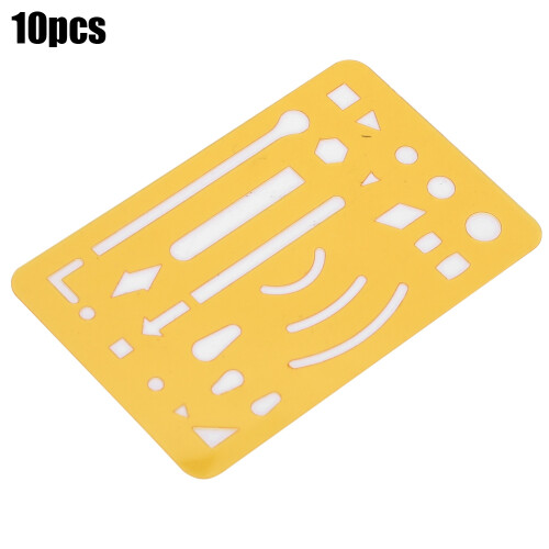 10Pcs 27 Holes Erasing Shield Multipurpose 1
