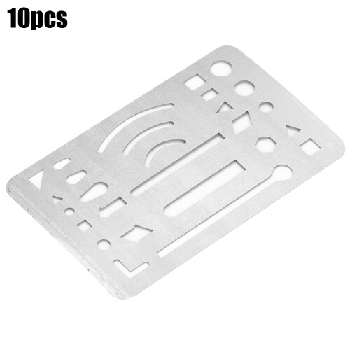 10Pcs 27 Holes Erasing Shield Multipurpose 1