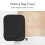 Lightweight Black Ostomy Bag Cover Elastic Reusable Breathable Protector 3