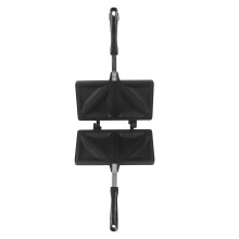 Aluminiumlegierung Doppelwand Sandwich- & Hot-Dog-Maschine, 21,7 cm Bratpfanne