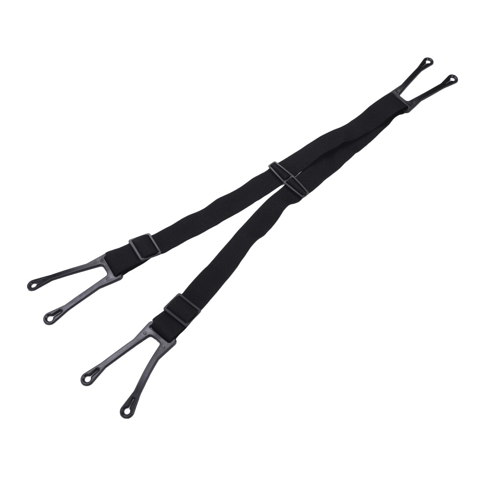 Heavy Duty Ice Hockey Suspenders 1.5" Elastic Straps Adjustable Polyester