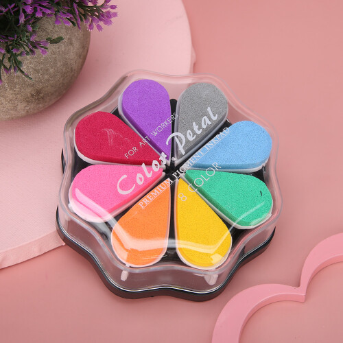 8 Colors Petal Shape Schedule Book Scrapbook 2