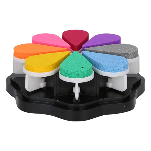 8 Colors Petal Shape Schedule Book Scrapbook 1