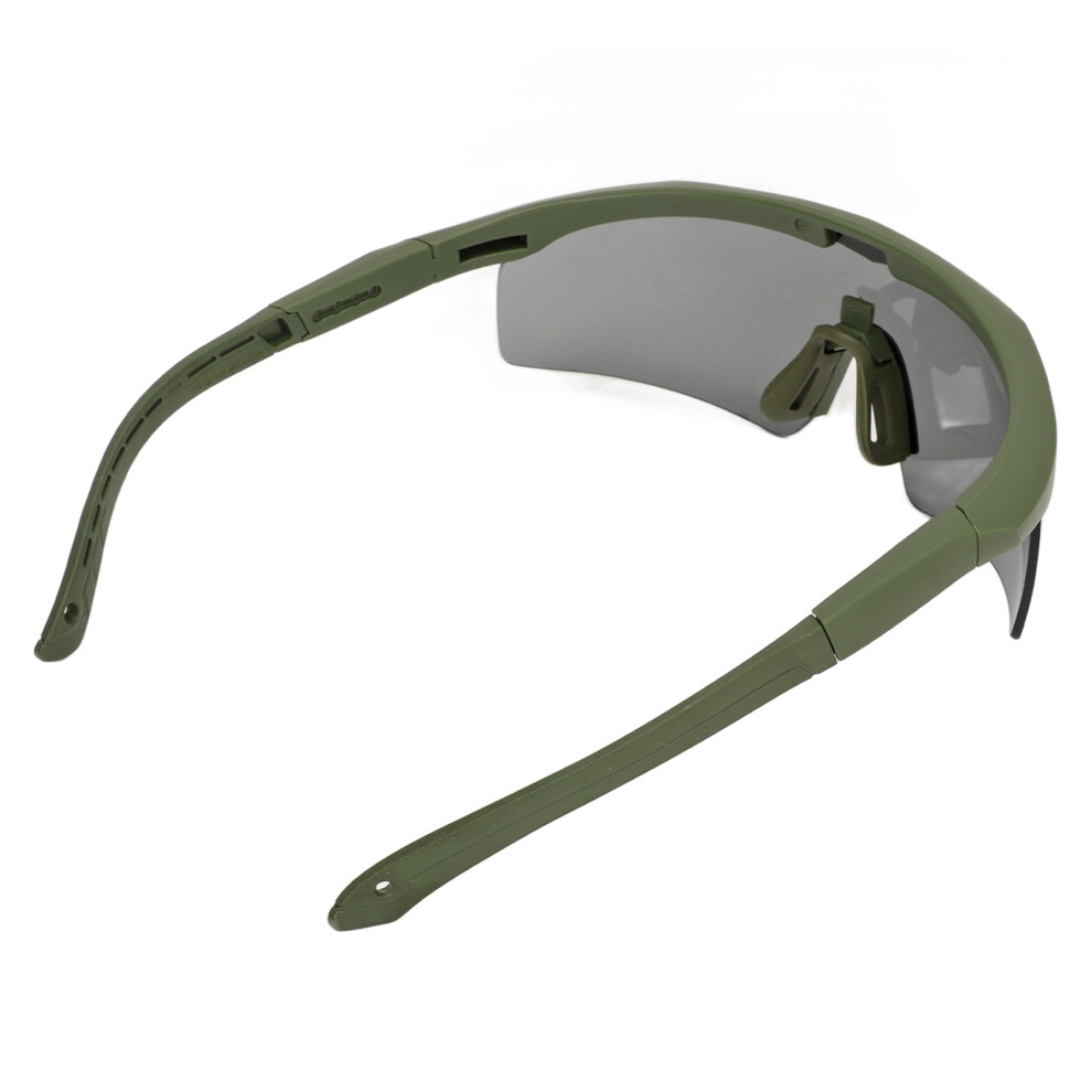 Military Uv Protective Cycling & Motorcycle Goggles, Windproof, Pc Green 5071331880949