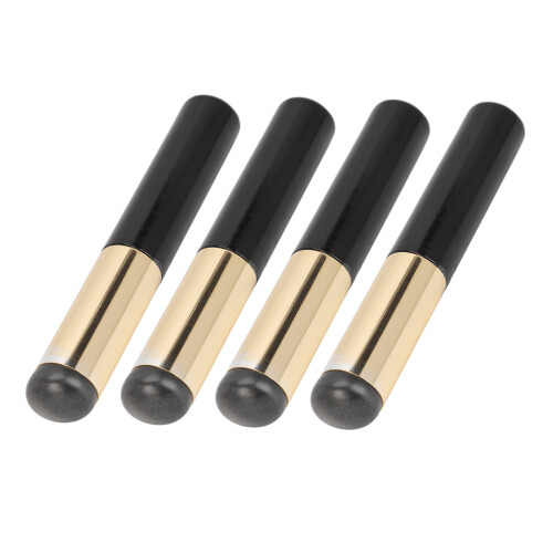 4PCS Silicone Concealer Brush Set, Round Head Mini Lip Balm Applicators