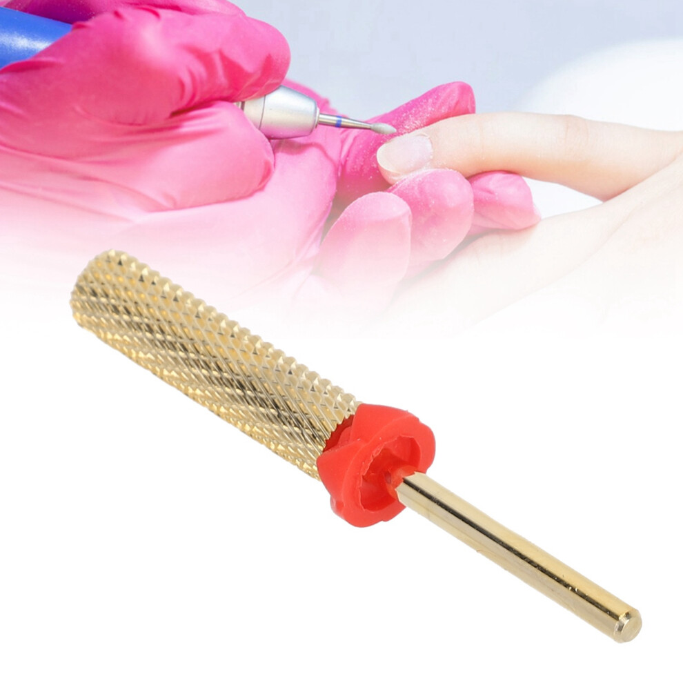 Barrel Nail Drill Bit for Acrylic Gel & Cuticle Removal 128 F Gold