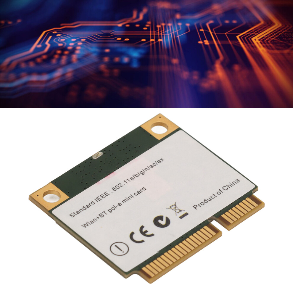 Mini Pcie Wifi 6 Adapter Ax1800h Dual Band 2.4Ghz/5Ghz Bluetooth 5.2 For Pc 4971331892236