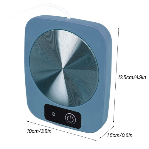 USB Portable Coffee Warmer, Constant Temp, Blue, 142g 1