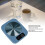 USB Portable Coffee Warmer, Constant Temp, Blue, 142g 4