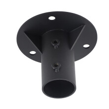 Durable Concrete Mount Base for Round 52mm Poles Heavy Duty Flange