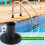 Durable Concrete Mount Base for Round 52mm Poles Heavy Duty Flange 6