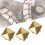 100 PCS 9MM Brass Copper Square Rivets Apparel 7