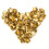 100 PCS 9MM Brass Copper Square Rivets Apparel 2