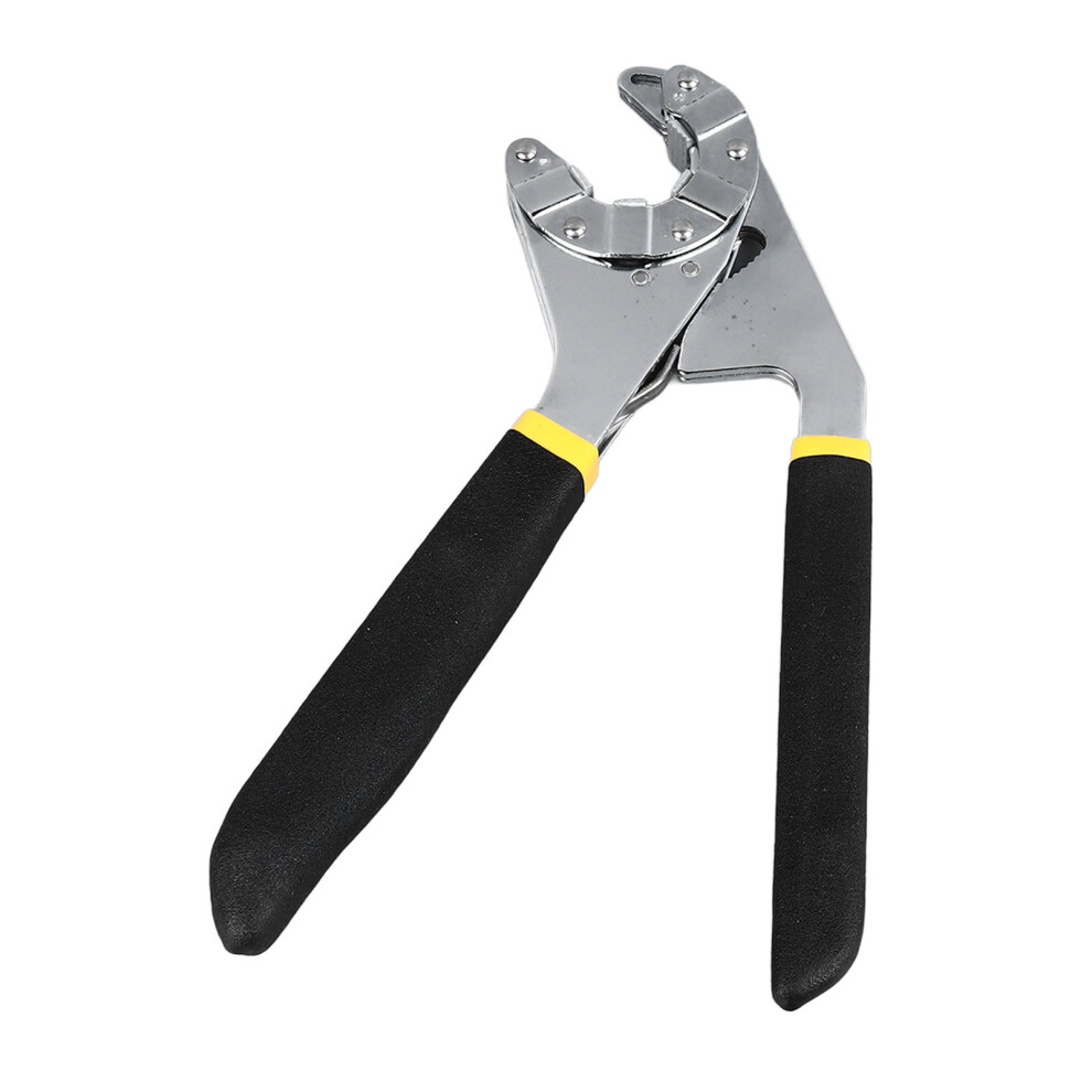 8 Inch Steel Adjustable Multifunctional Wrench With Serrated Jaw And Bolt Grip 4961331897607