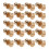 20 Sets Screw Nail Rivet Copper Round Head Stud 3