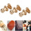 20 Sets Screw Nail Rivet Copper Round Head Stud 6