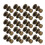 20 Sets Screw Nail Rivet Copper Round Head Stud 2
