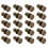 20 Sets Screw Nail Rivet Copper Round Head Stud 4