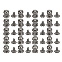 20PCS 9 x 8mm DIY Copper Rivets Round Head Nipple