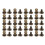 20 Sets Screw Nail Rivet Copper Round Head Stud 1