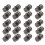 20PCS 9 x 8mm DIY Copper Rivets Round Head Nipple 3