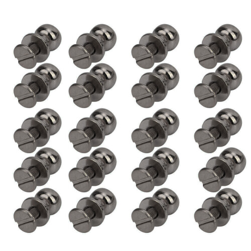20PCS 9 x 8mm DIY Copper Rivets Round Head Nipple 2