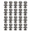20PCS 9 x 8mm DIY Copper Rivets Round Head Nipple 4