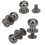 20PCS 9 x 8mm DIY Copper Rivets Round Head Nipple 8