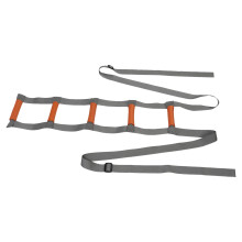 Sturdy Bed Rope Ladder with Comfort Handles for Independence Orange Grey