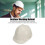 Industrial Hard Hat ABS White Adjustable Helmet 3