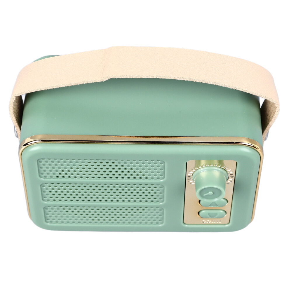 Retro Mini Wireless Bluetooth Speaker, 500Mah Portable Car Subwoofer Green 3031331903903