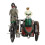 MS804A Tin 3-Wheeled Wind-Up Toy, 191g Vintage 12