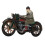MS804A Tin 3-Wheeled Wind-Up Toy, 191g Vintage 16