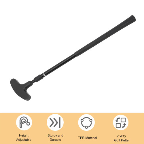 2 Way Mini Golf Putter Adjust Length Black 345g 2