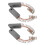 4PCS Alternators Brush Set A647X50870 Metal 8
