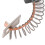 4PCS Alternators Brush Set A647X50870 Metal 14