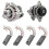4PCS Alternators Brush Set A647X50870 Metal 12