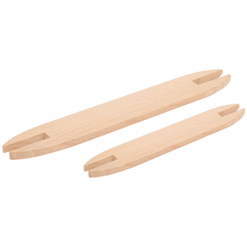 2pcs Beech Wood Weaving Shuttle DIY Sweater Scarf 1
