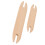 2pcs Beech Wood Weaving Shuttle DIY Sweater Scarf 10