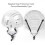 Universal Bump Hat Insert White PE Shell for Collision Protection 80g 3
