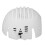 White PE Baseball Cap Insert with Chin Strap, Anti-Impact Protective Layer 16