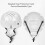 White PE Baseball Cap Insert with Chin Strap, Anti-Impact Protective Layer 5