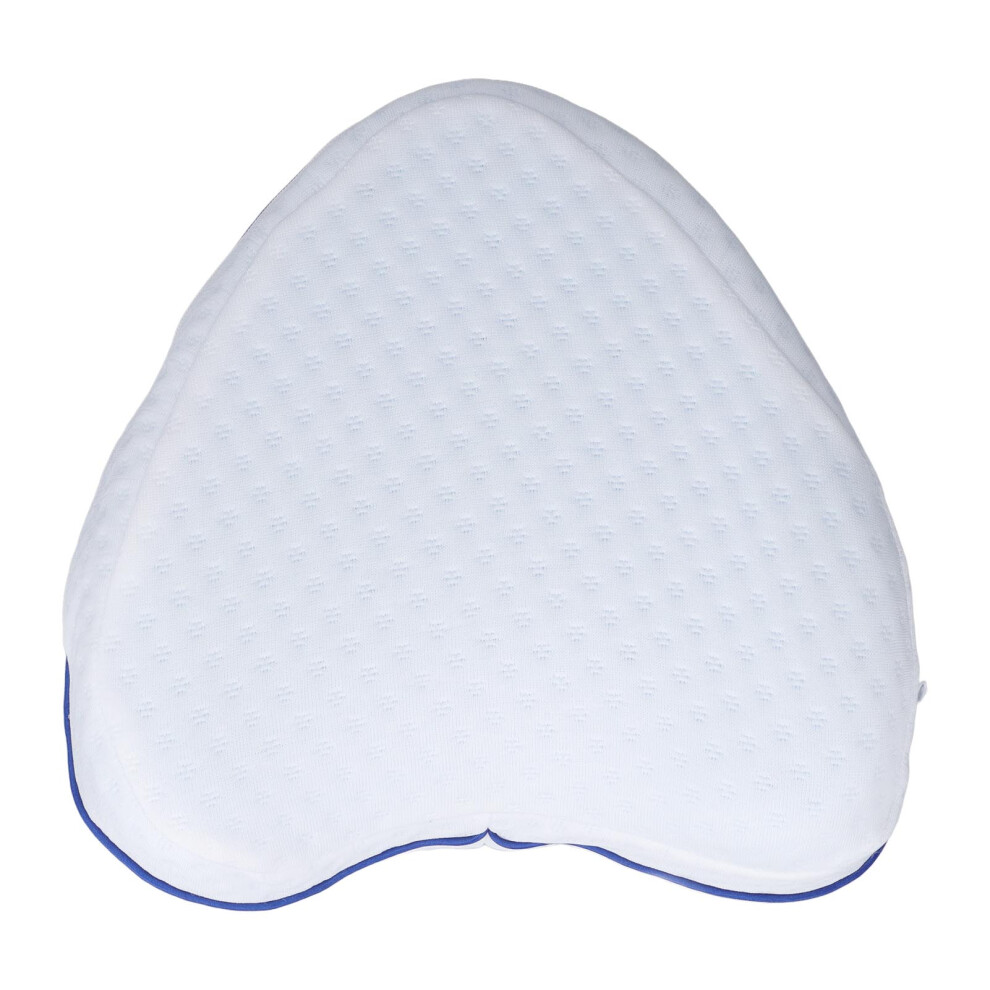 Blue Heart Shaped Knee Pillow For Pregnant Women Memory Foam Leg Support