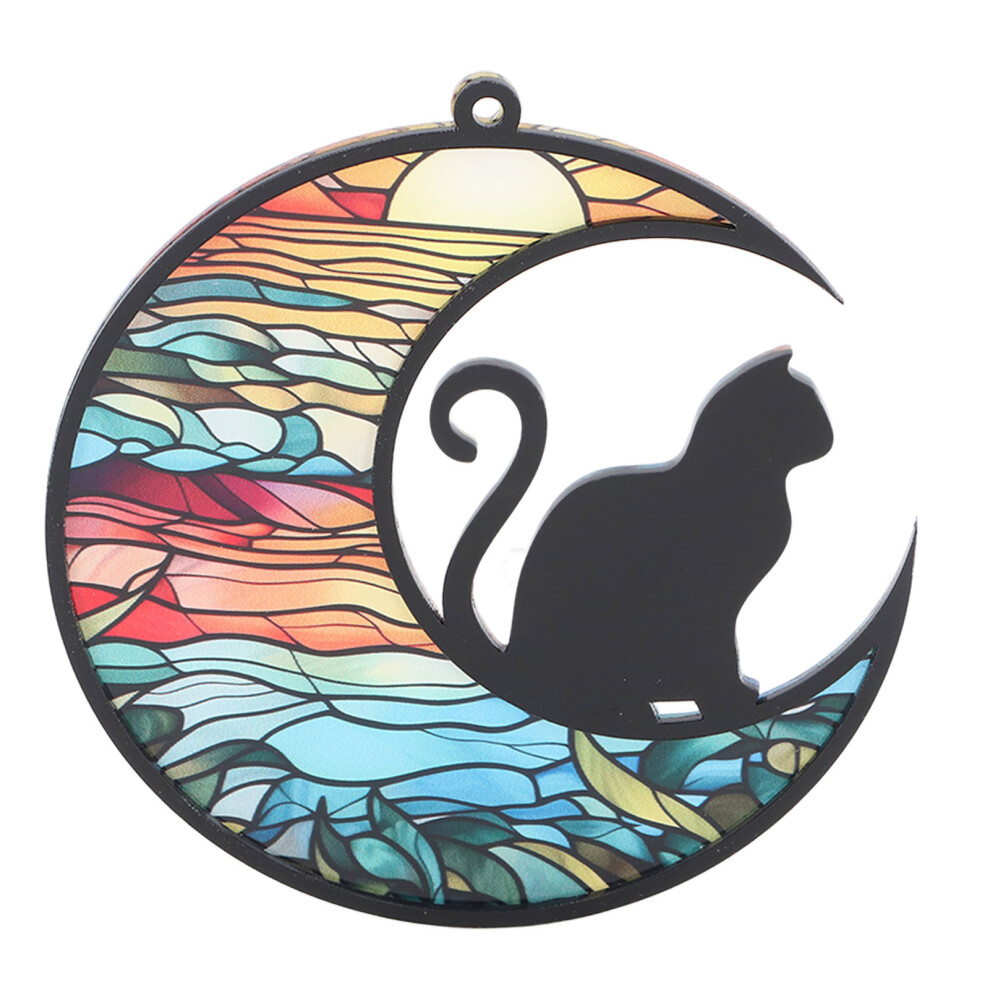 Beautiful Cat-Loss Tribute TYU404: Handcrafted Acrylic Suncatcher