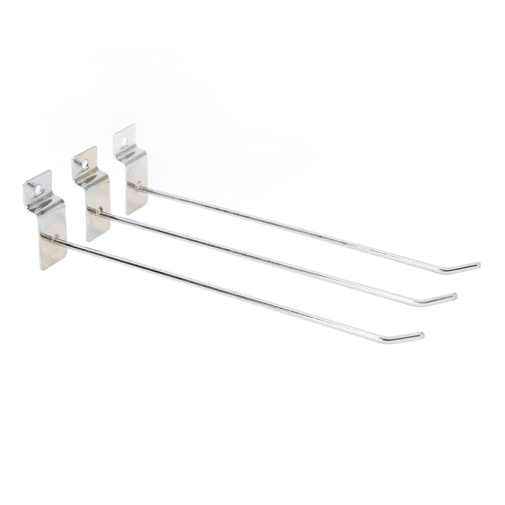 50Pcs Aluminum Alloy Slot Wall Hooks 20Cm For Shops & Home 4961331919316