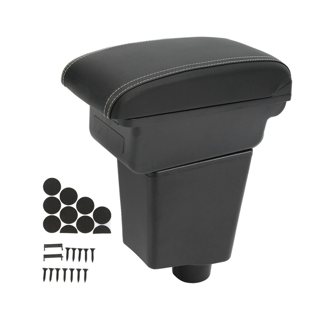 Armrest Box Console Storage Artificial Leather 9121376130137