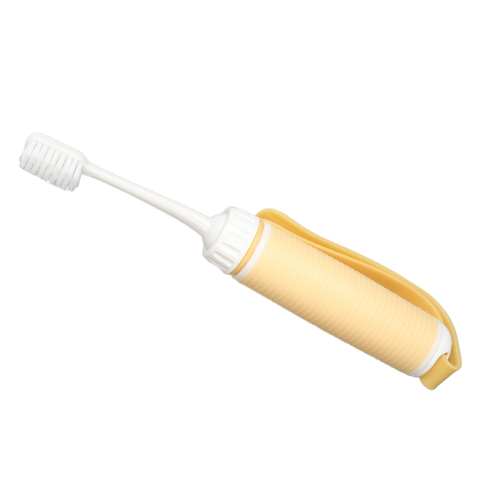 Silicone Elderly Anti-Slip Grip Toothbrush Adjust Strap for Hand Support