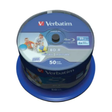 Erä 50 Blu-ray Disc-R DataLife - VERBATIM - 25 Gt 6x - Kara