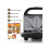 SUPERLEX Sandwich Maker 750W Stainless Steel Sandwich Machine 6